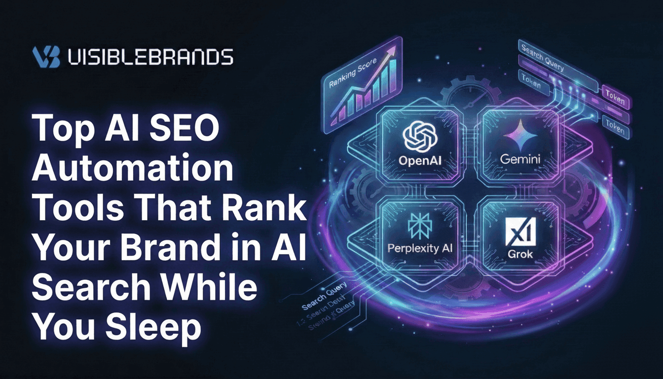 Top AI SEO Automation Tools That Rank Your Brand in AI Search While You Sleep